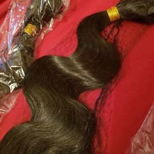 Sold Brazilian Virgin hair 3 bundles body wave